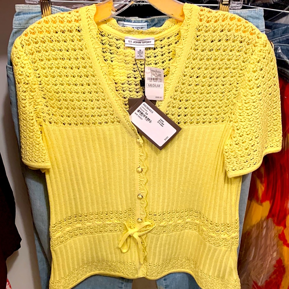 St John Sport Yellow Top